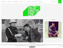 Tablet Screenshot of falsodirecto.com